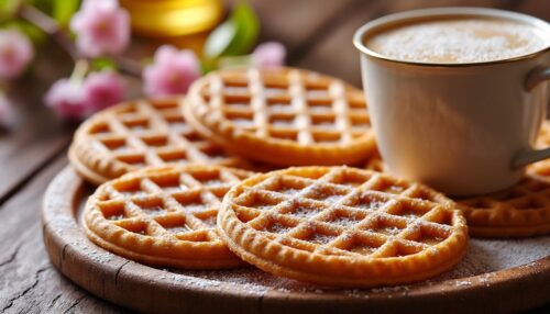 De lentegeur van versgebakken stroopwafels maakt elk moment bijzonder