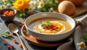 Ik maak deze erwtensoep in 25 minuten klaar met 3 ingrediënten